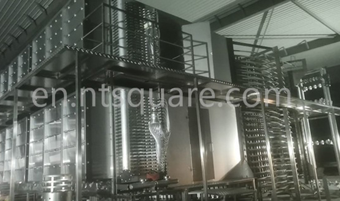 Spiral Freezer And Conveyor Line For Ready Meal Plant In Europe