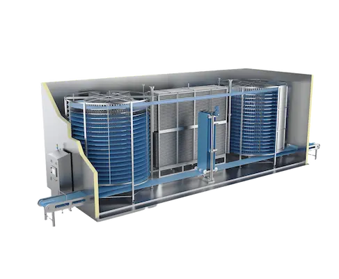 Double-Spiral-Freezer