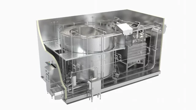 Self Stacking Spiral Freezer